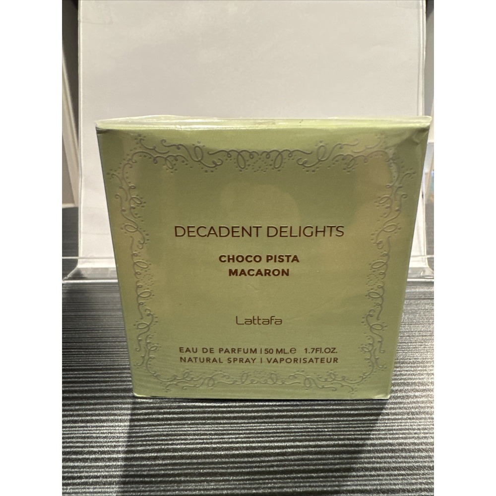 Lattafa Decadent Delights Choco Pista Macaron EDP 1.7oz 50ml Perfume Spray